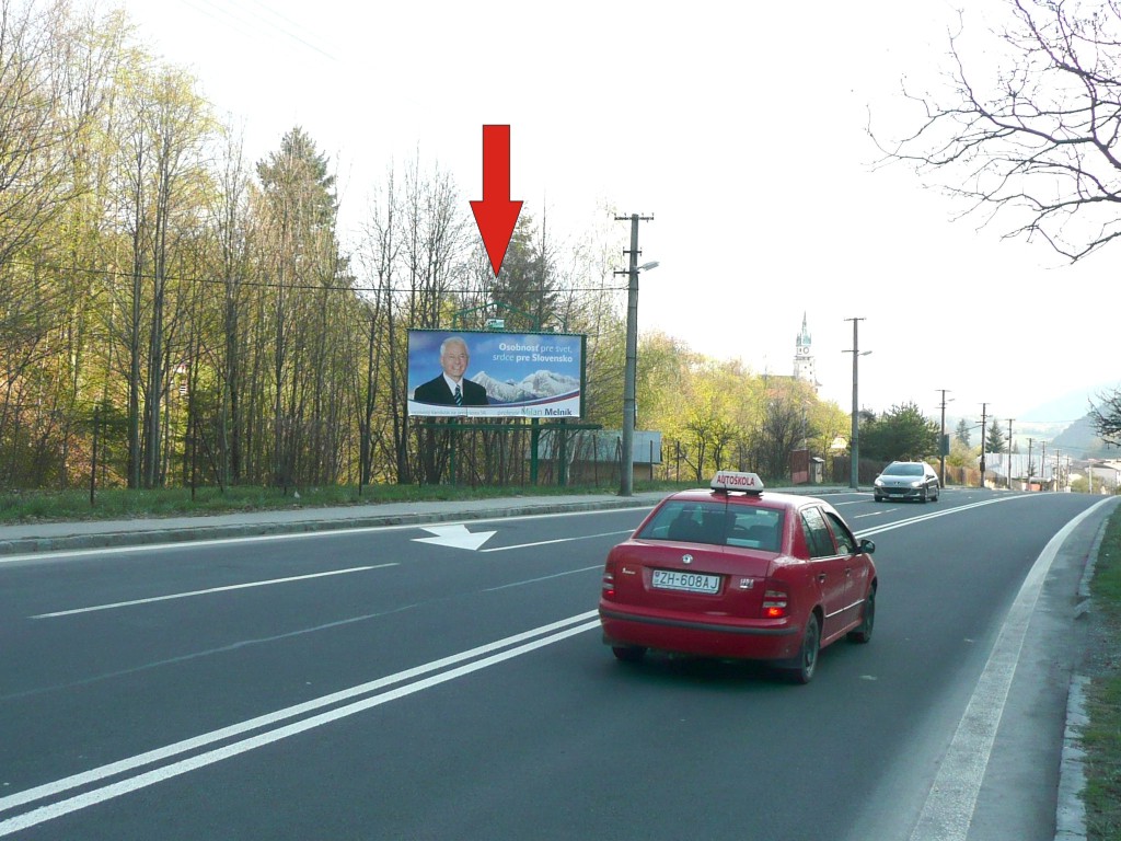 791122 Billboard, Kremnica (š. c. I / 65 - sm. centrum)