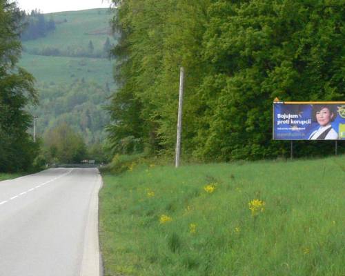 551014 Billboard, Dobšiná (hlavný cestný ťah Rožňava - Dobšiná - Poprad)