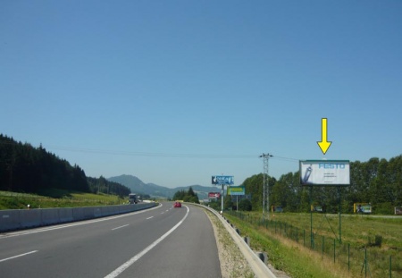 801418 Billboard, Horný Hričov (nový diaľničný úsek D3, medzinárodná komunikácia)