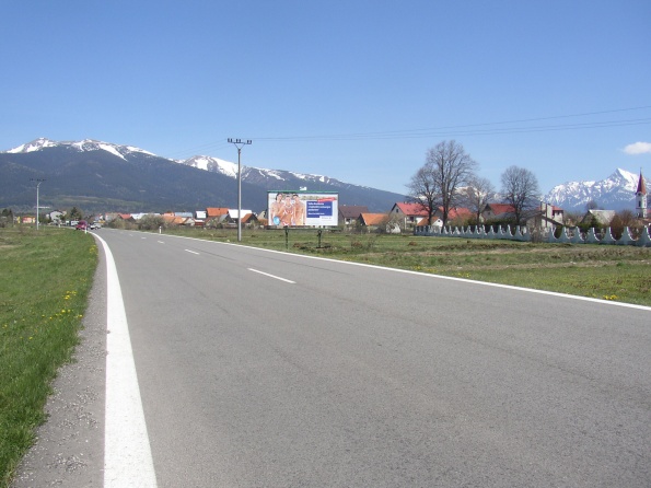 331100 Billboard, Pribylina (š. c. II/537 - sm. Podbanské)