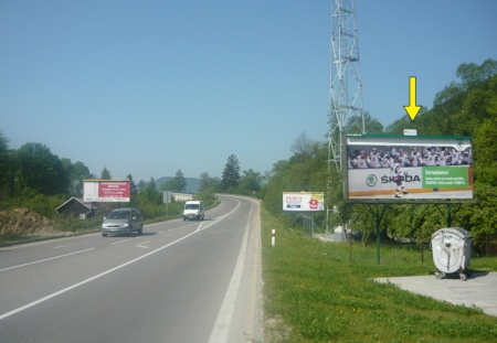 801428 Billboard, Rajecké Teplice (I/64, medzinárodná komunikácia)