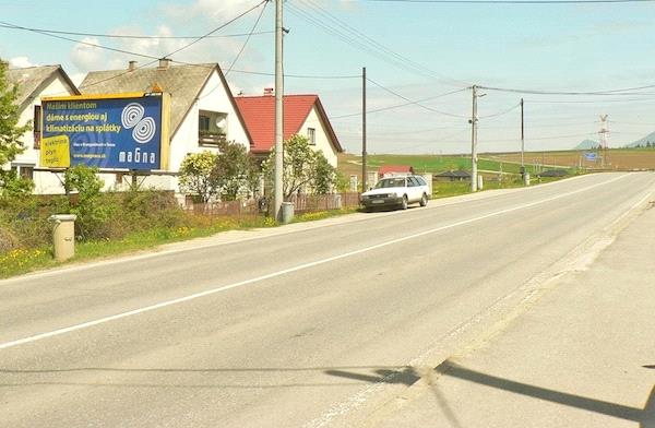 491060 Billboard, Sverepec (cesta 1.triedy Trenčín - P.Bystrica )