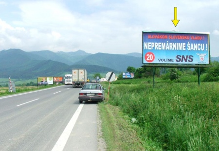 801066 Billboard, Žilina (Strečno, E50, medzinárodná komunikácia)