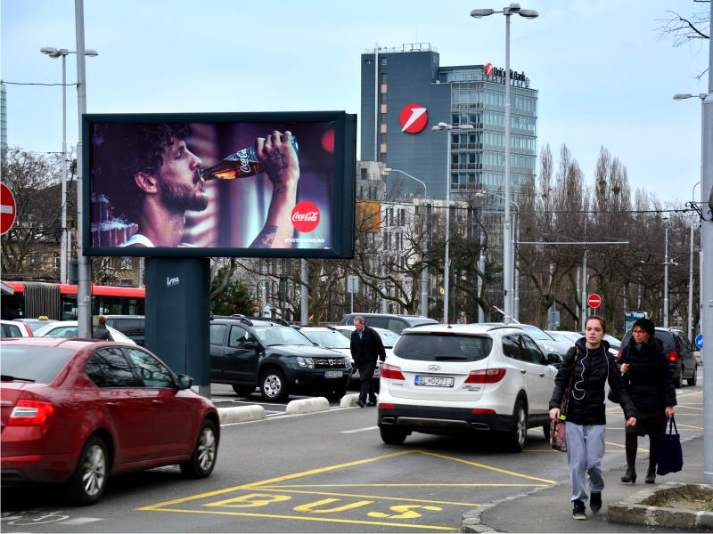 1512012 Billboard, Bratislava (Predstaničné nám. - sm. mesto)