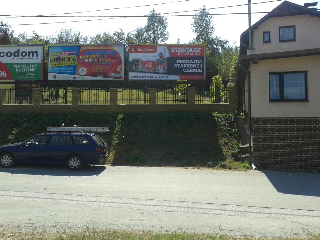 321008 Billboard, Levoča (medzinárodný ťah Prešov - Poprad )