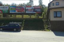 Card image cap321008 Billboard, Levoča (medzinárodný ťah Prešov - Poprad )