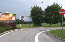 Card image cap411132 Billboard, Nitra (príjazd do Nitry od Hlohovca)