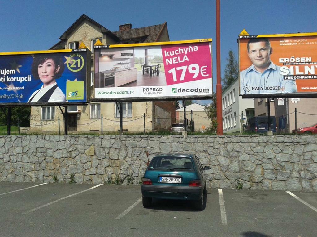 631019 Billboard, Spišská Nová Ves (ul. M. Gorkého)