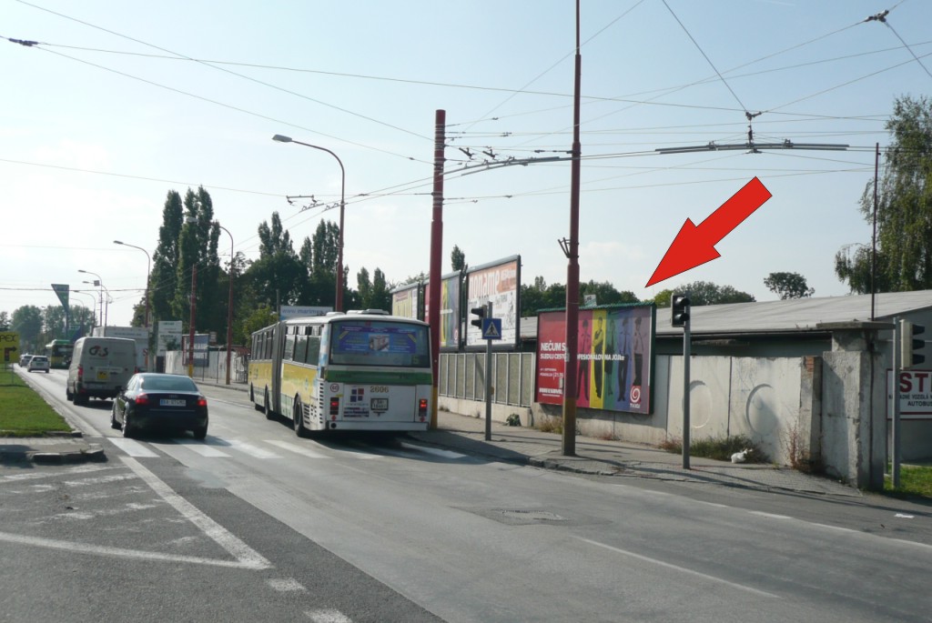 1511580 Billboard, Bratislava (Rožňavská - sm. centrum)