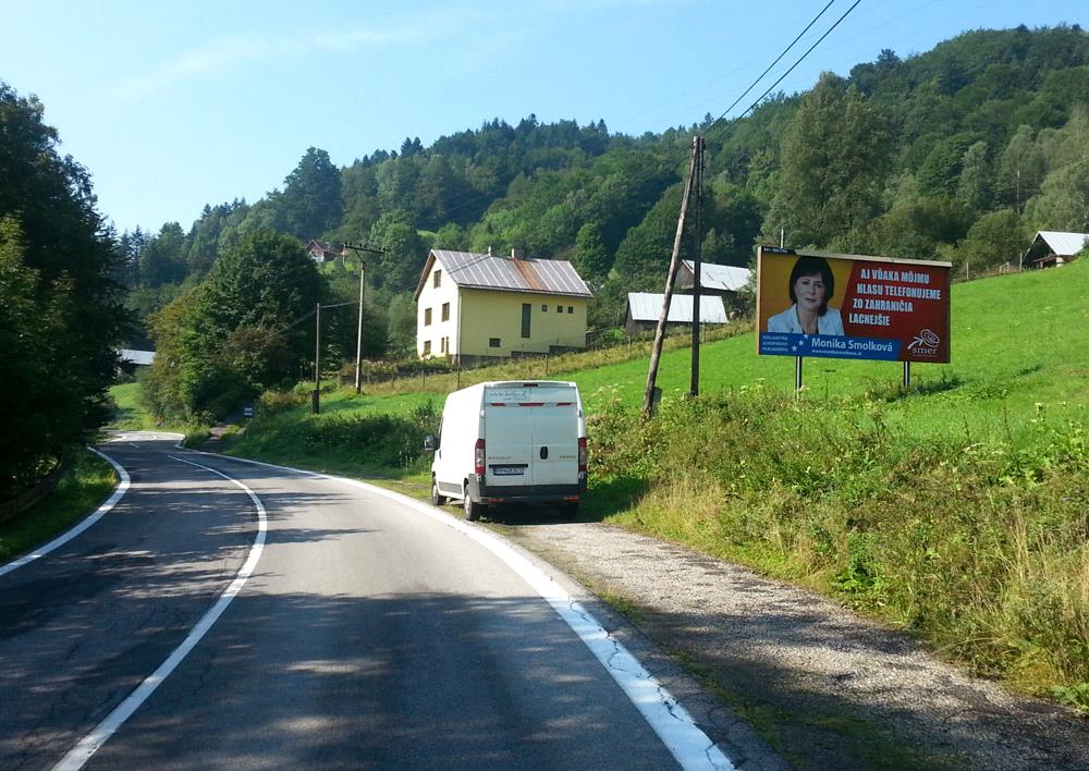 641016 Billboard, Mníšek nad Popradom (vstup do SR z Poľska )