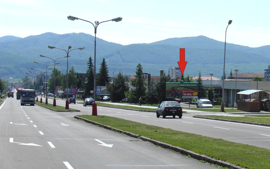 791088 Billboard, Žiar nad Hronom (š. c. I/50 - Ul. SNP - sm. Žiar n. H.)