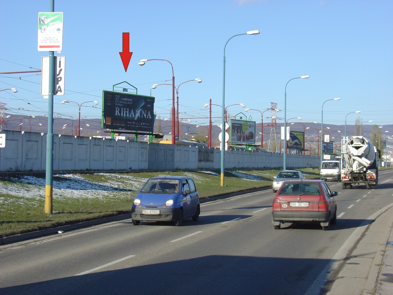 1511571 Billboard, Bratislava (Bojnická - sm. Vajnorská)