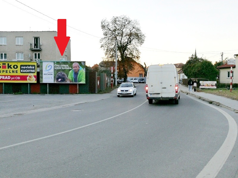 631079 Billboard, Spišská N.Ves (Mlynská 22 - sm. centrum)