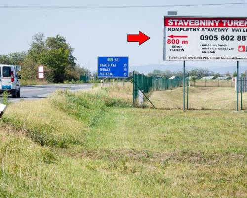 581112 Billboard, Senec (Šamorínska, cesta 1.triedy I/62, cesta č.503)