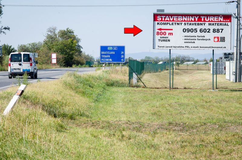 581112 Billboard, Senec (Šamorínska, cesta 1.triedy I/62, cesta č.503)