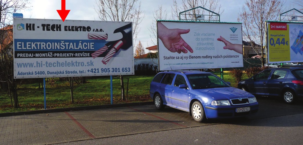 201098 Billboard, Dunajská Streda (Csermelyova)