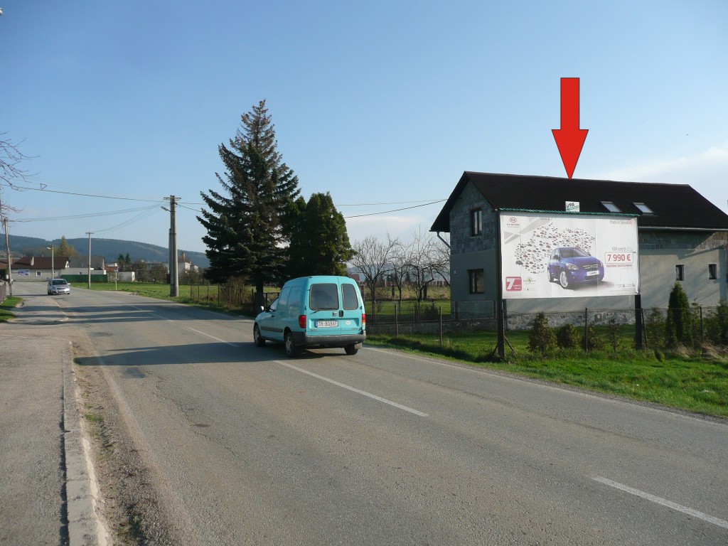 721062 Billboard, Horná Štubňa (š. c. I/65 - sm. Žiar n. Hronom)