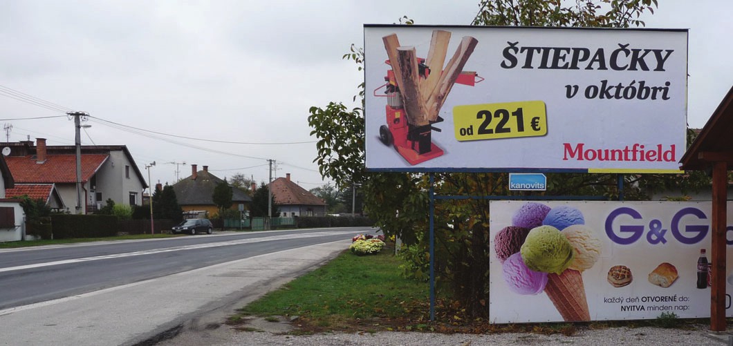 201044 Billboard, Dolný Štál (hlavný ťah  Komárno - Bratislava, I/63)