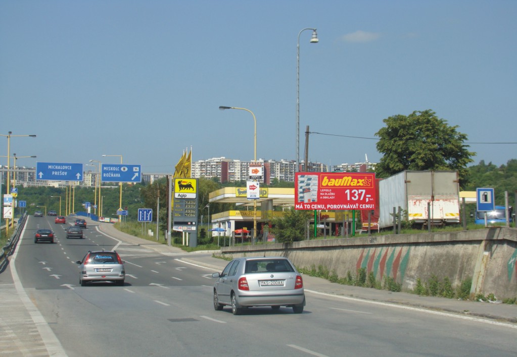 281674 Billboard, Košice (Palackého - sm. Prešov)
