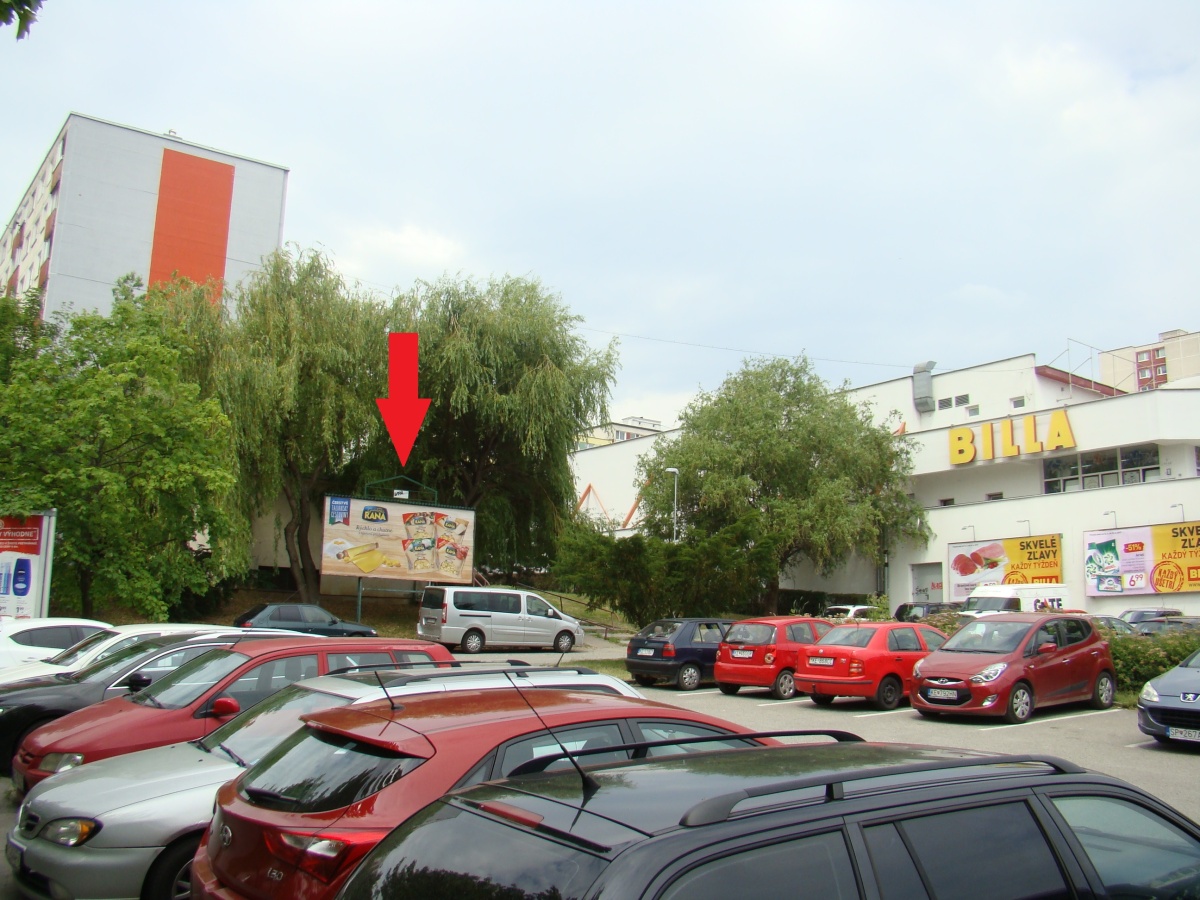 281562 Billboard, Košice (Bauerova / Billa)