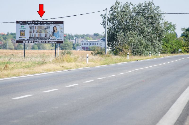 581115 Billboard, Veľký Biel (Bratislavská cesta, cesta 1. triedy , BA - Senec)