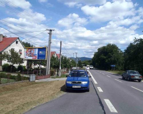 521040 Billboard, Lysá pod Makytou (príjazd od hraničného prechodu Horní Lideč)