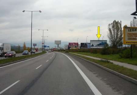 801407 Billboard, Žilina (Ľavobrežná, I/18, medzinárodná komunikácia)