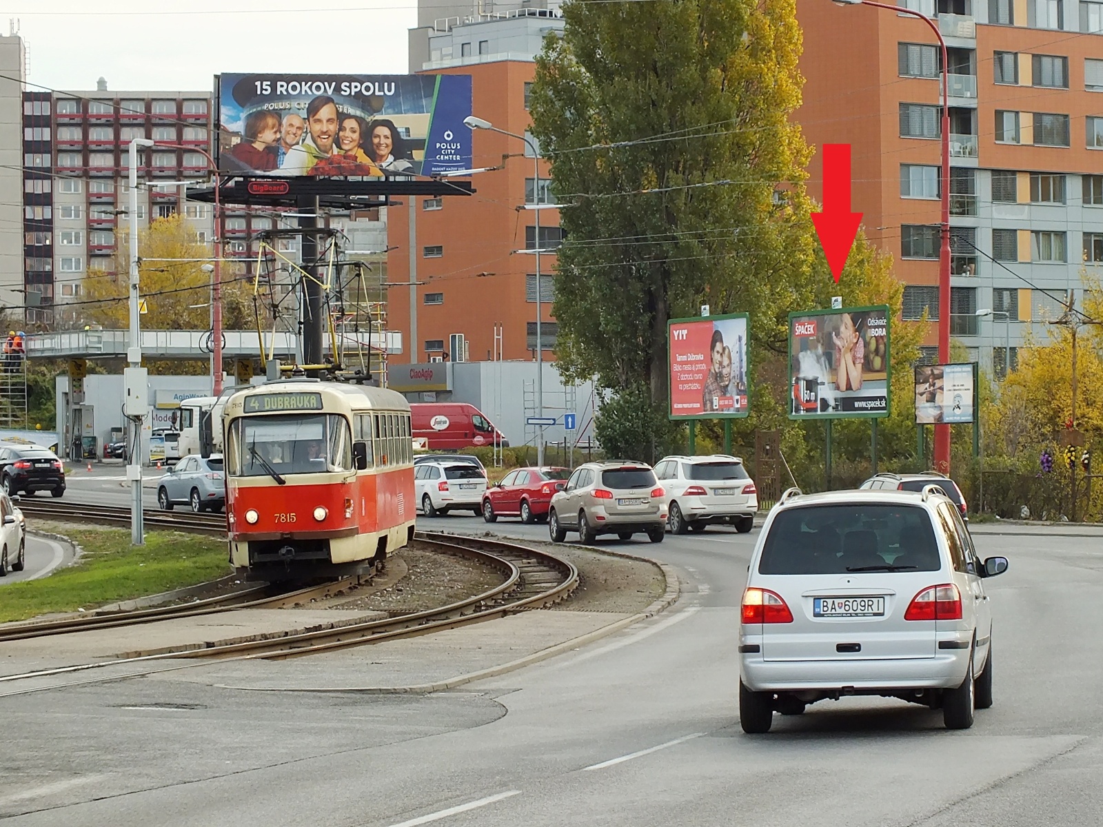 1511709 Billboard, Bratislava (Botanická/Karloveská)