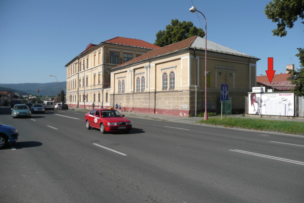 631080 Billboard, Spišská N.Ves (Školská ulica)