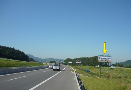 801414 Billboard, Horný Hričov (nový diaľničný úsek D3, medzinárodná komunikácia)