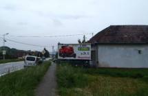 Card image cap701106 Billboard, Drietoma (medzinárodný cestný ťah ČR (Holbová) - Trenčín)