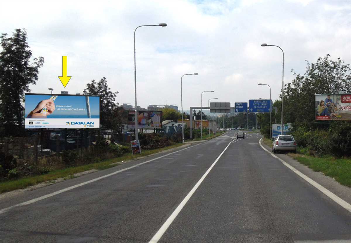 411121 Billboard, Nitra (Zlatomoravecká, E65)