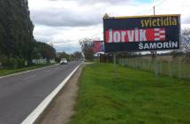 Card image cap201207 Billboard, Veľký Meder (Medveďovská cesta )