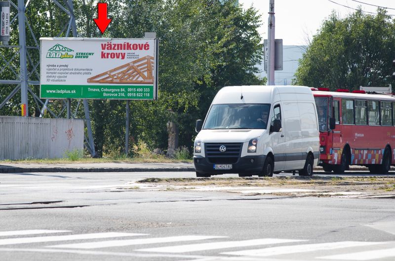 151362 Billboard, Bratislava - Nové Mesto (Vajnorská, mestská komunikácia, križovatka)