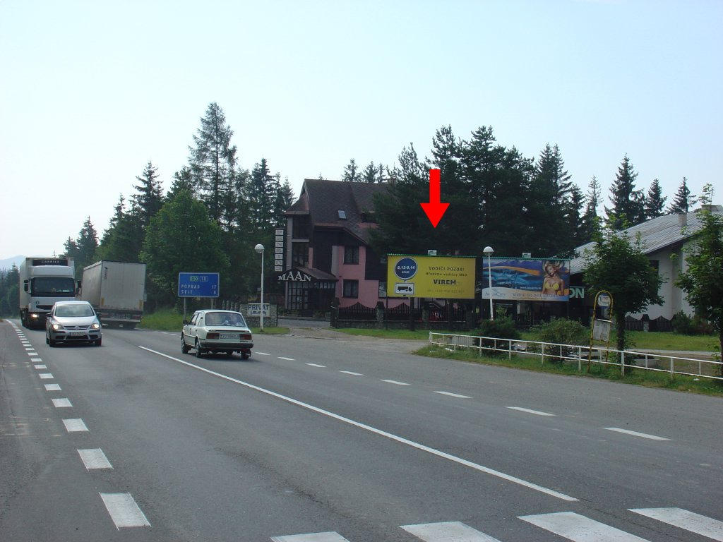 481248 Billboard, Štrba (š. c. E50 - sm. Poprad)