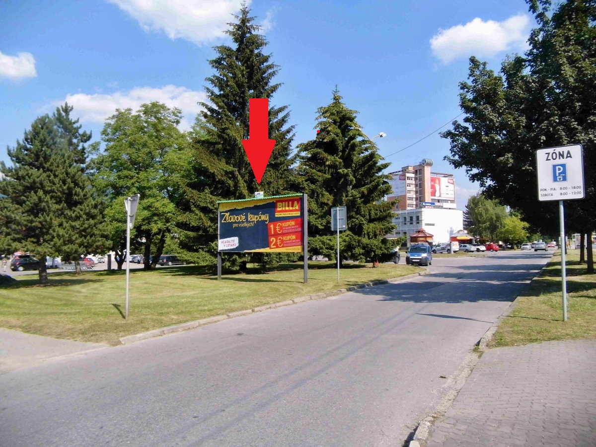 491093 Billboard, Považ. Bystrica (ul. Slov. partizánov/Centrum, smer Rajec)