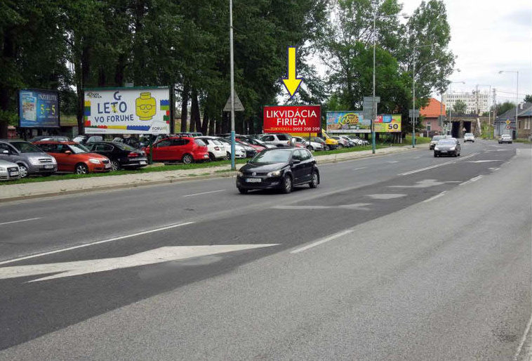 481075 Billboard, Poprad (Štefánikova, 1/67)