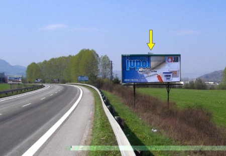801274 Billboard, Horný Hričov (E50, medzinárodná komunikácia)
