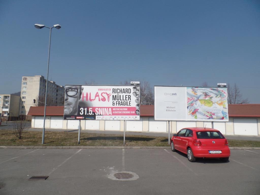 611011 Billboard, Snina (Komenského ulica)