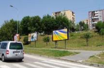 Card image cap281360 Billboard, Košice-Dargovských hrdinov (Hlinkova/tr.arm.gen.Svobodu,J)