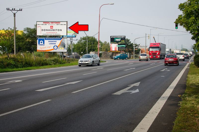 1511196 Billboard, Bratislava - Podunajské Biskupice (Ulica Svornosti-Lieskovská,cesta 1.triedy ,príjazd do BA od Šamorína)