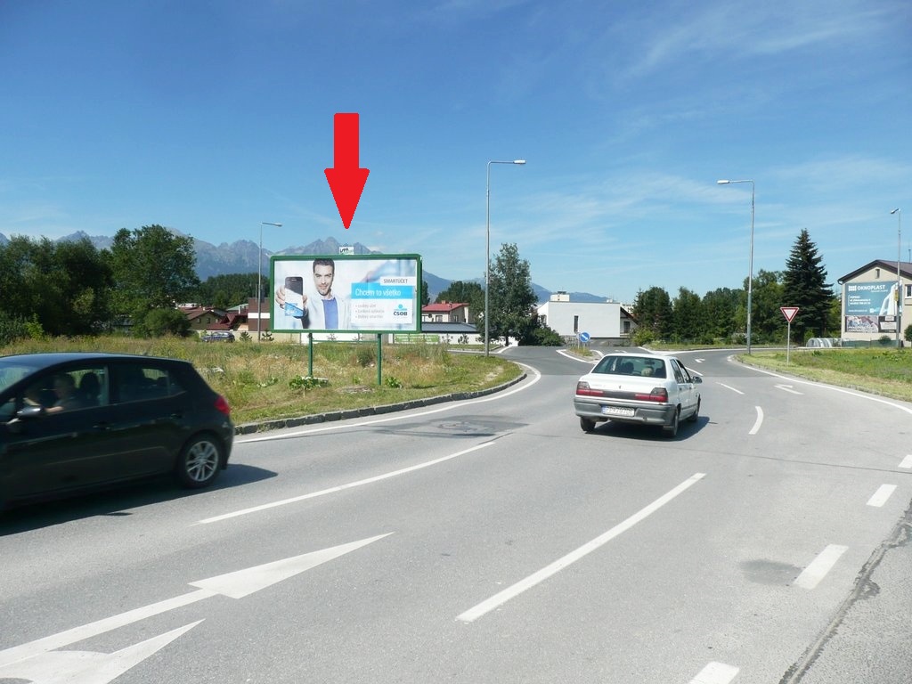 481221 Billboard, Poprad (Sídlisko Juh-výjazd)