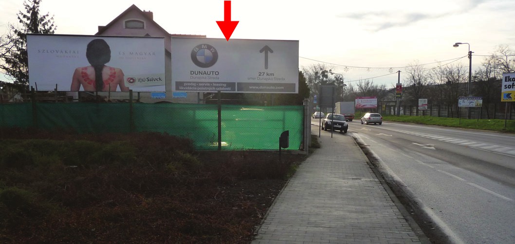 201026 Billboard, Šamorín (hlavný ťah Bratislava - Komárno, I/63)