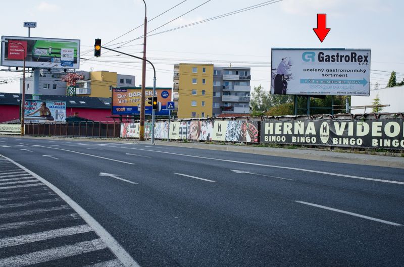 1511187 Billboard, Bratislava - Ružinov (Gagarinova, cesta 1.triedy ,príjazd do BA od Šamorína)