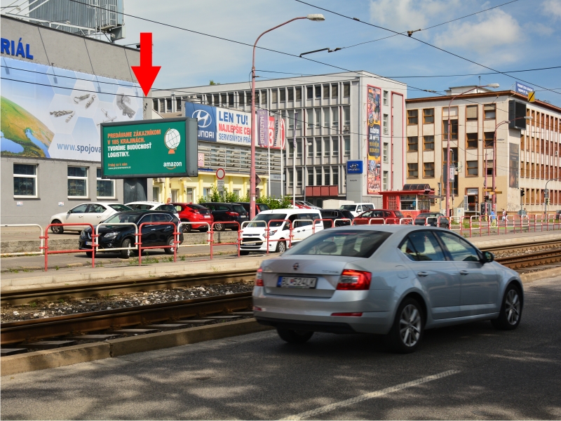 1512000 Billboard, Bratislava (Račianska - z centra)