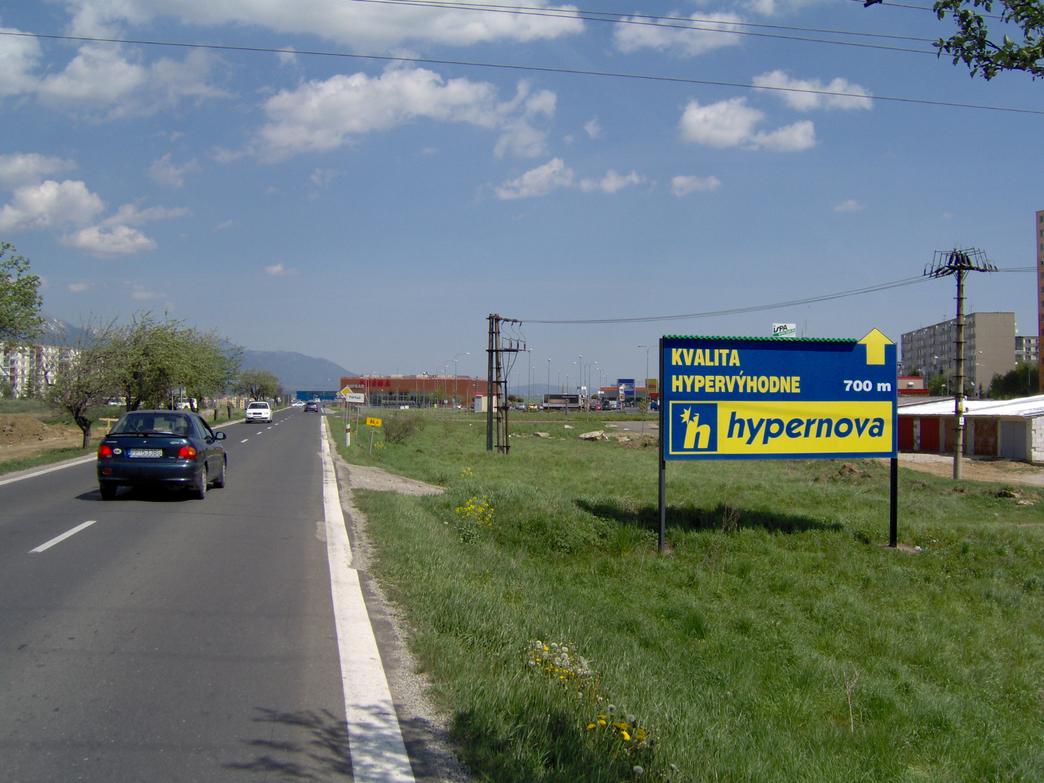 481217 Billboard, Poprad (š. c. E50 - sm. Poprad)