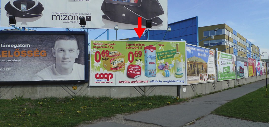 201147 Billboard, Dunajská Streda (Múzejná)