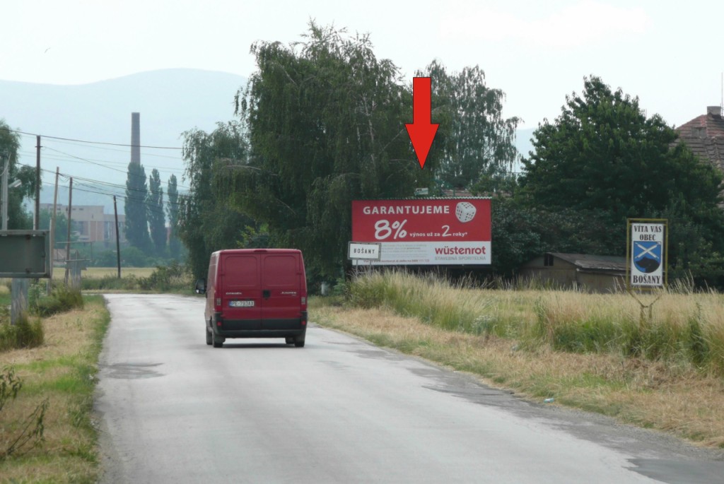 441041 Billboard, Bošany (Staničná ul. - príjazd od Topoľčian)