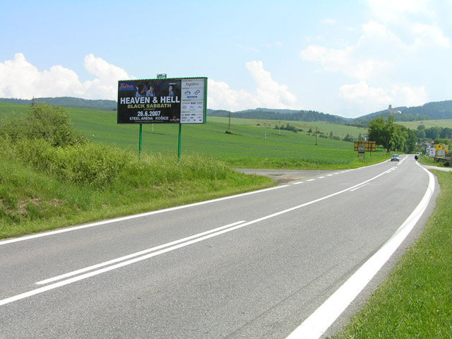 641038 Billboard, St.Ľubovňa (š. c. I/77 - sm. centrum)