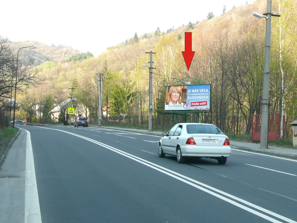 791123 Billboard, Kremnica (š. c. I / 65 - sm. Martin)